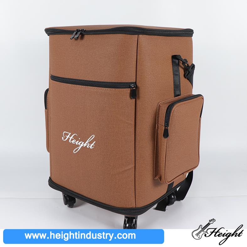 Board game bag with wheels