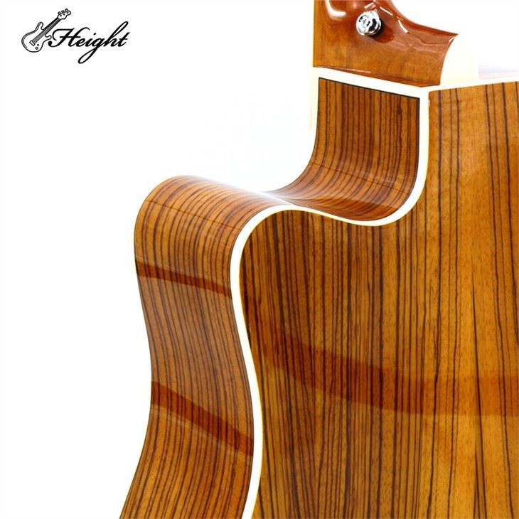 41''Waven Pattern Solid Spruce Wood Guitar