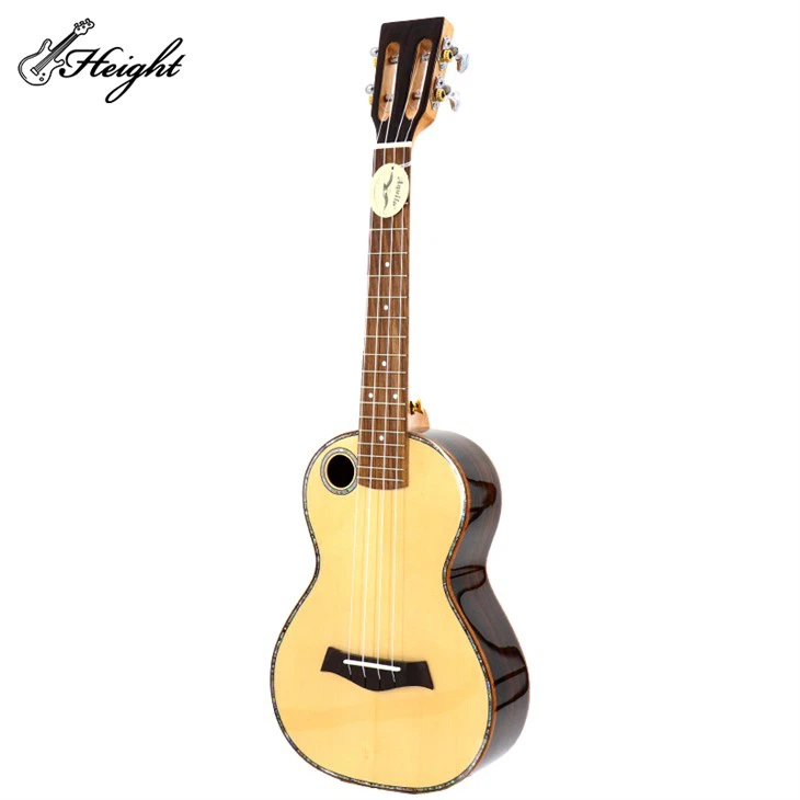 HCE26-WT 26'' Ukulele With Fret Hole Side Fret Hole