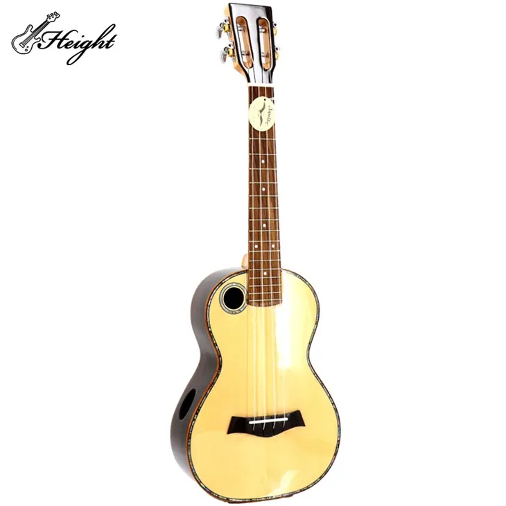 HCE26-WT 26'' Ukulele With Fret Hole Side Fret Hole
