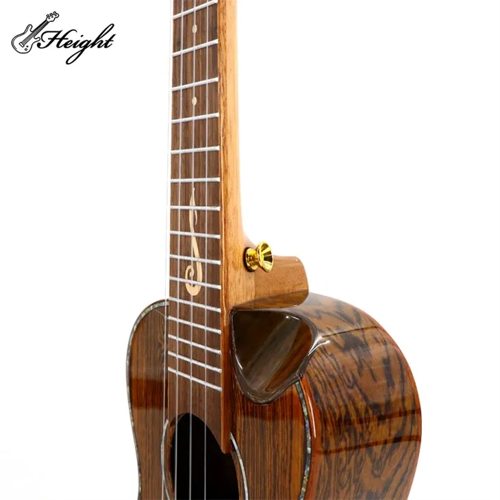 HT21 Ukulele 23'' Walnut Acrylic Pearl Okoume